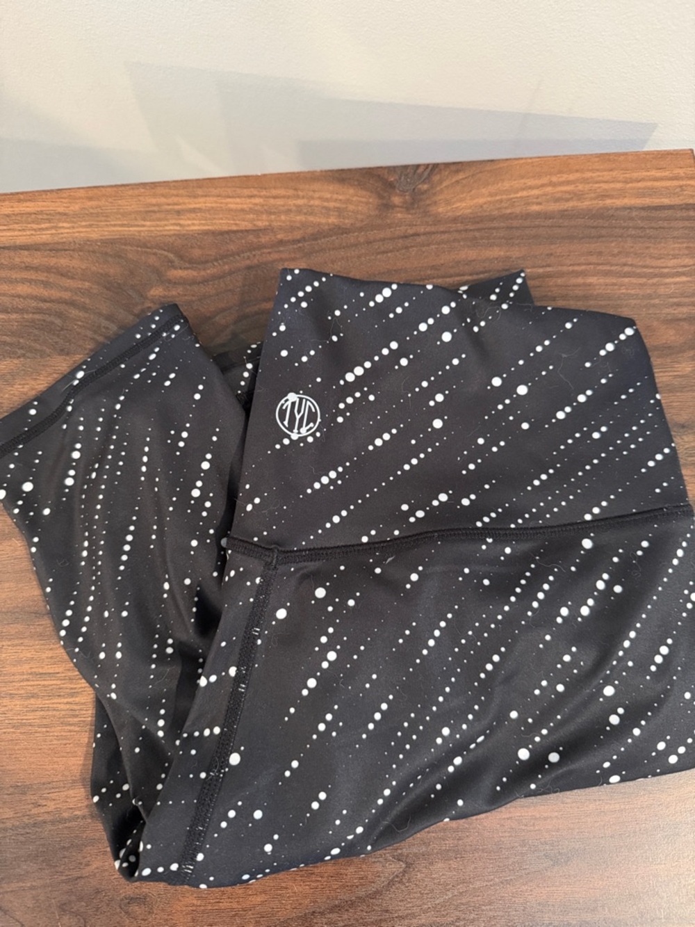 Till You Collapse TYC Black & White Speckled Leggings